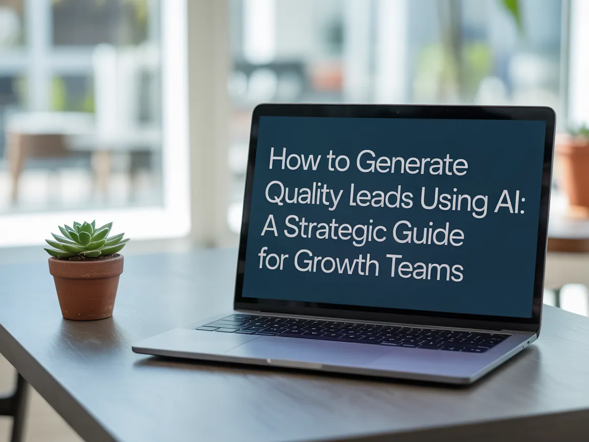 how to generate quality leads using ai