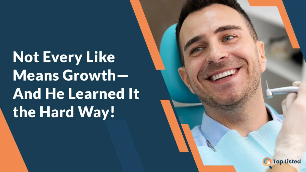 Not Every Like Means Growth—And He Learned It the Hard Way!