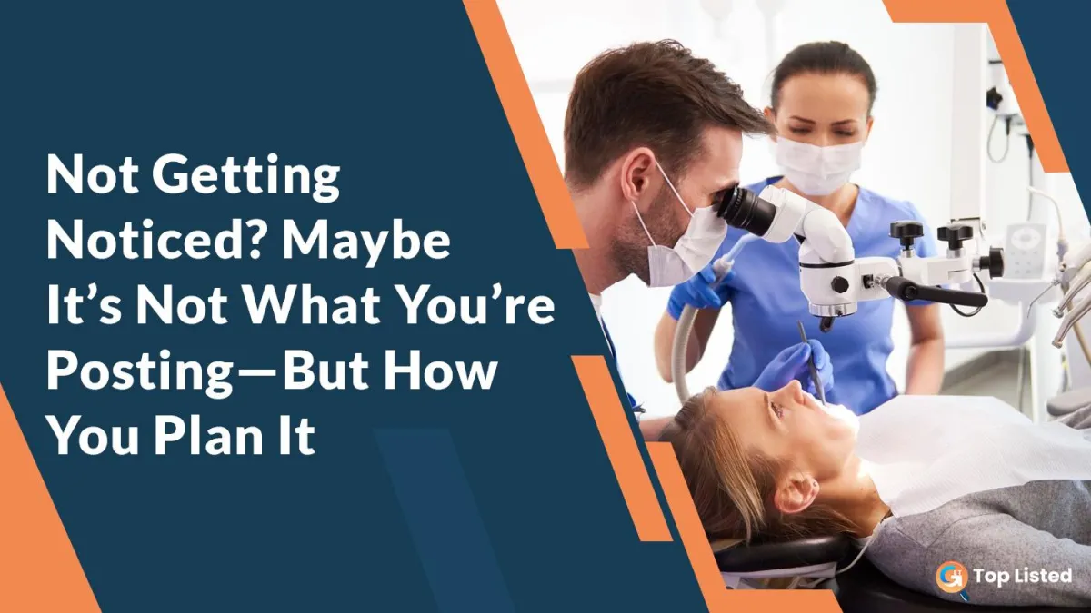 Not Getting Noticed? Maybe It’s Not What You’re Posting—But How You Plan It
