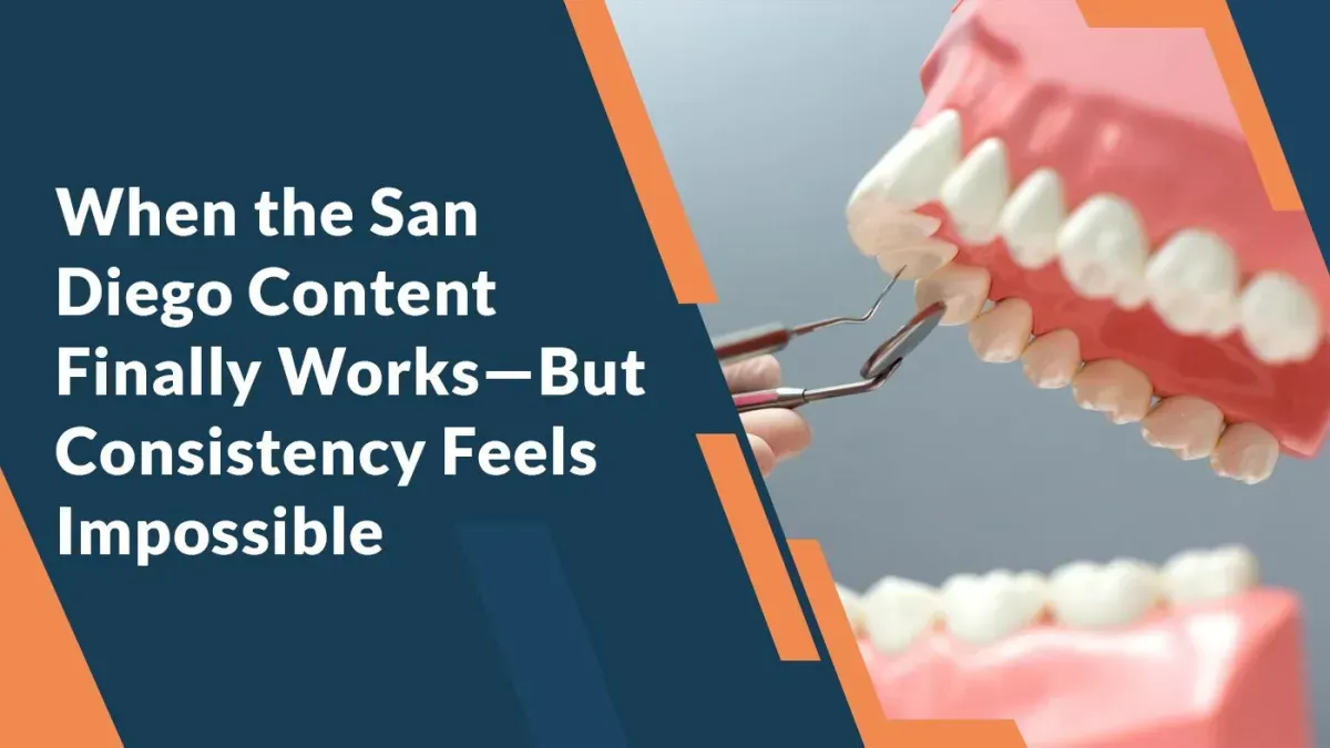 When the San Diego Content Finally Works—But Consistency Feels Impossible