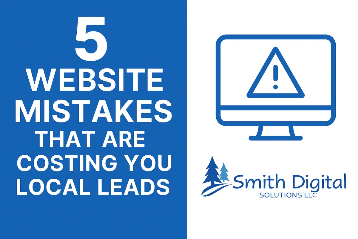 5 Website Mistakes That are Costing You Local Leads