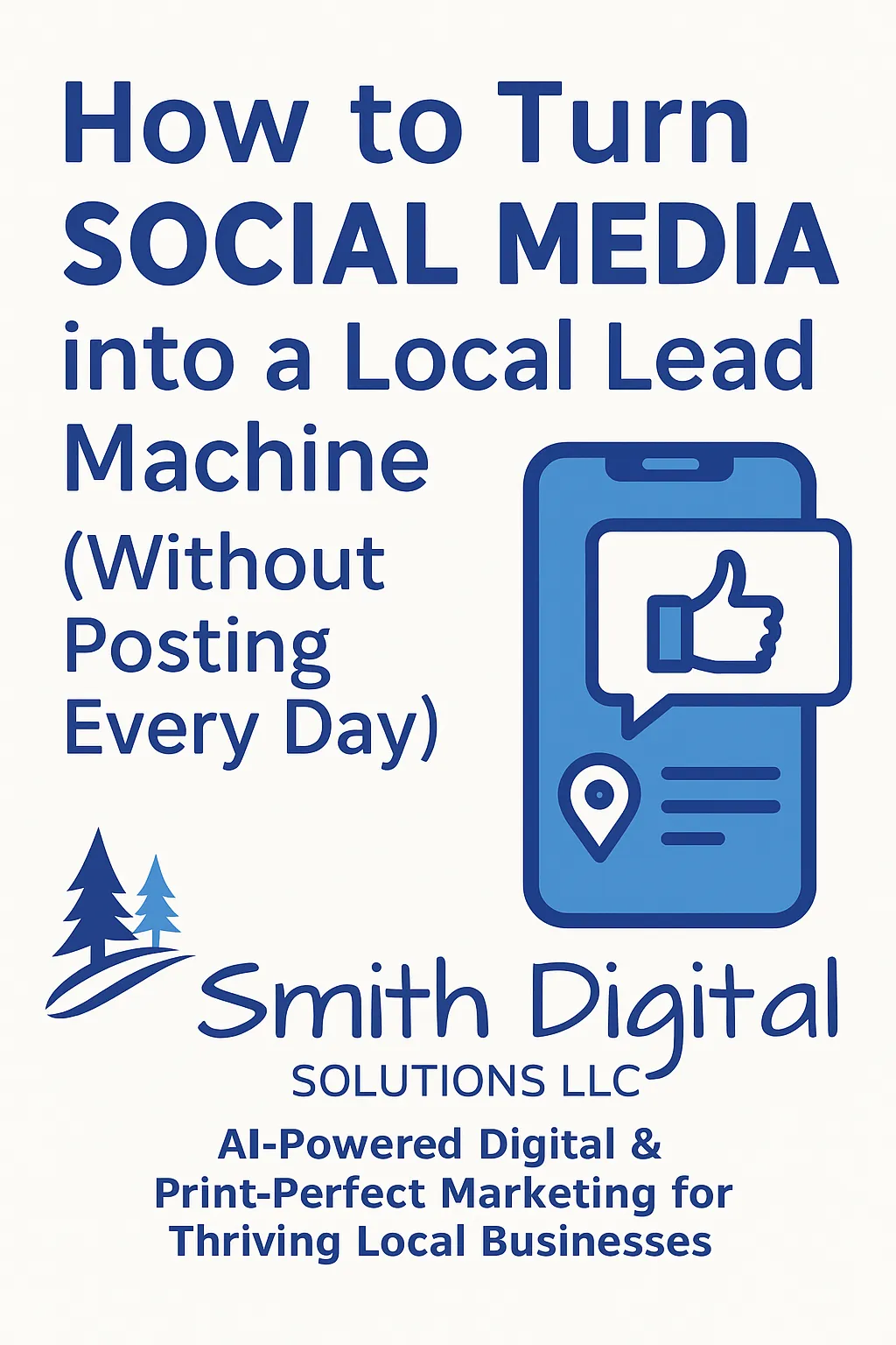 How to Turn Social Media into a Local Lead Machine (Without Posting Every Day)