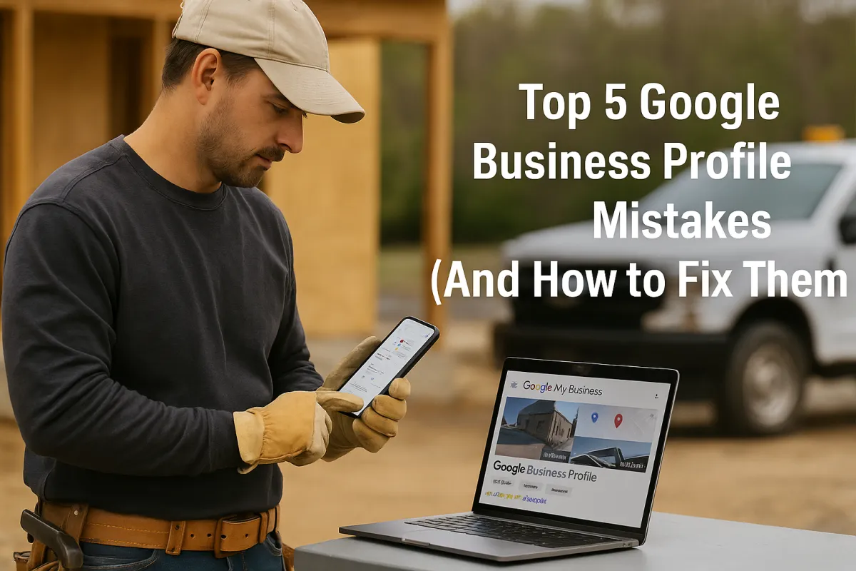The Top 5 Google Business Profile Mistakes Maine Contractors Make (and how to fix them)