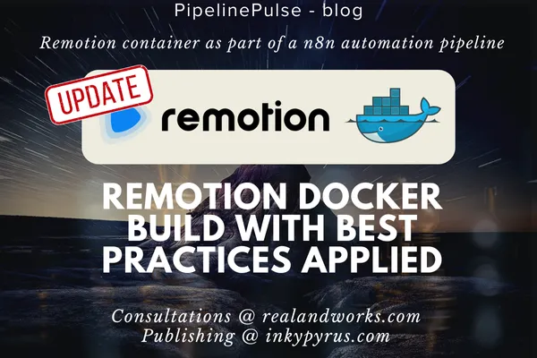 How I built a Remotion Docker Setup - Best Practices applied. 