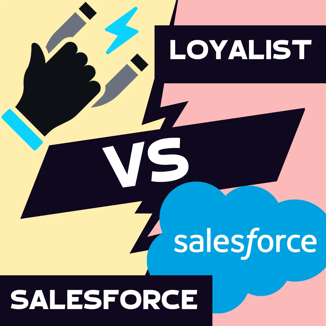 salesforce logo and loyalist logo