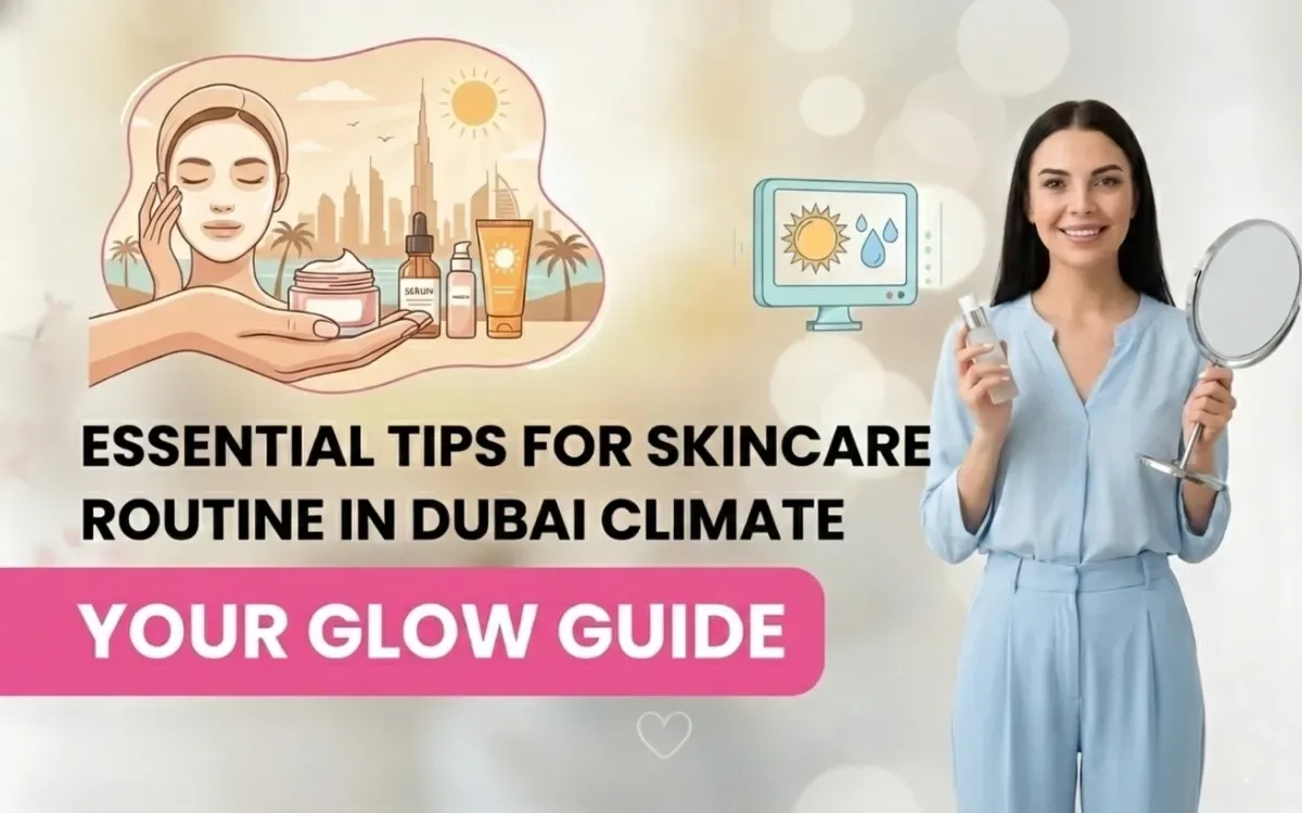 Discover expert daily skincare tips for Dubai’s hot climate. Keep your skin glowing, hydrated, and healthy with our essential dermatologist-approved routine.