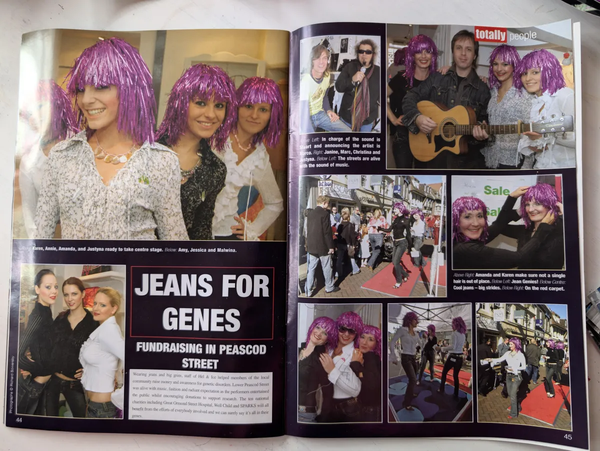 Janine Tonkin Art Jeans for Jeans Runway Charity Event