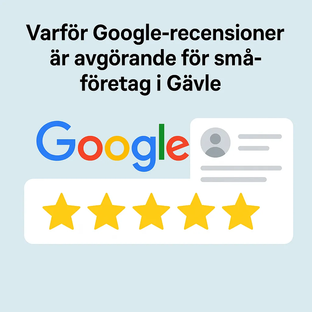 Google-recensioner Gävle – så påverkas ditt företag