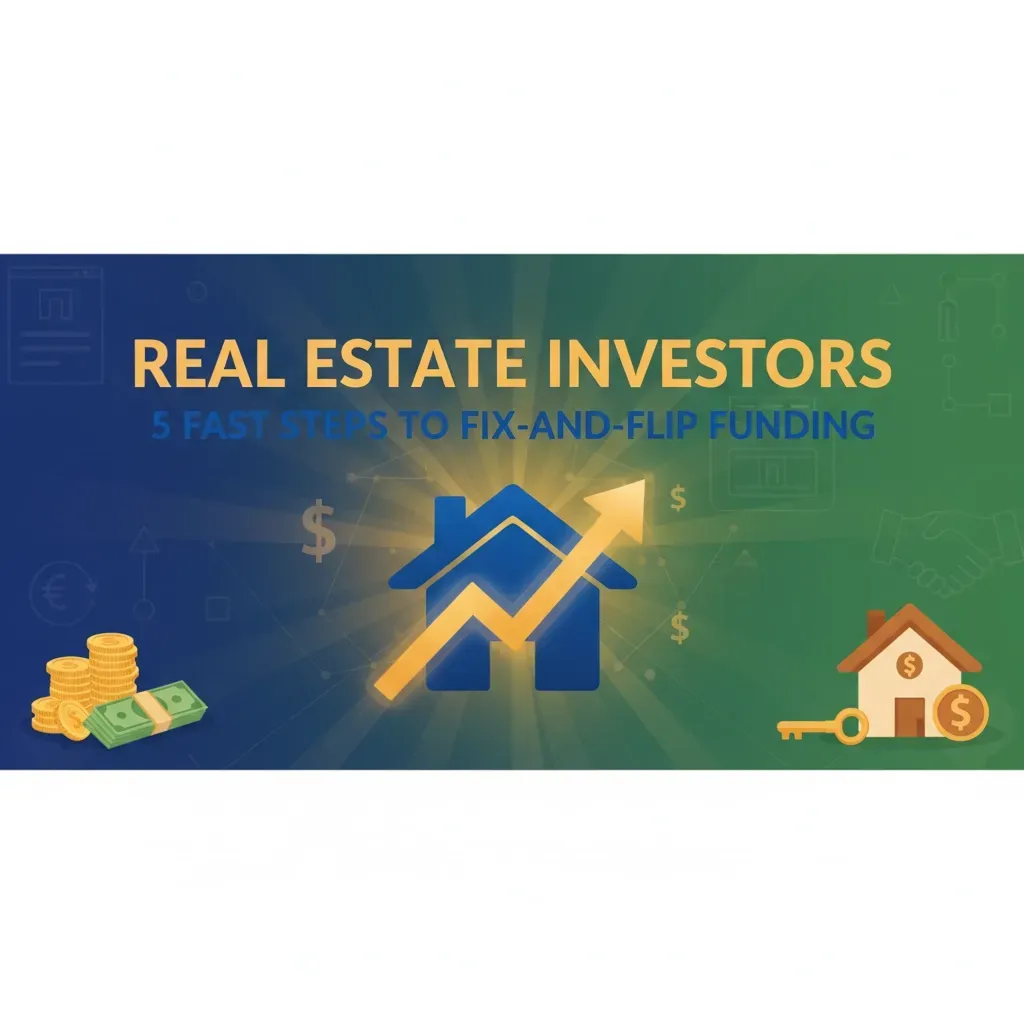 Real Estate Investors: 5 Fast Steps To Fix-And-Flip Funding