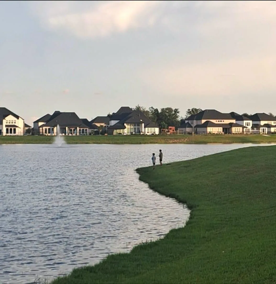 Boys fishing in Texas