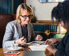 woman coaching