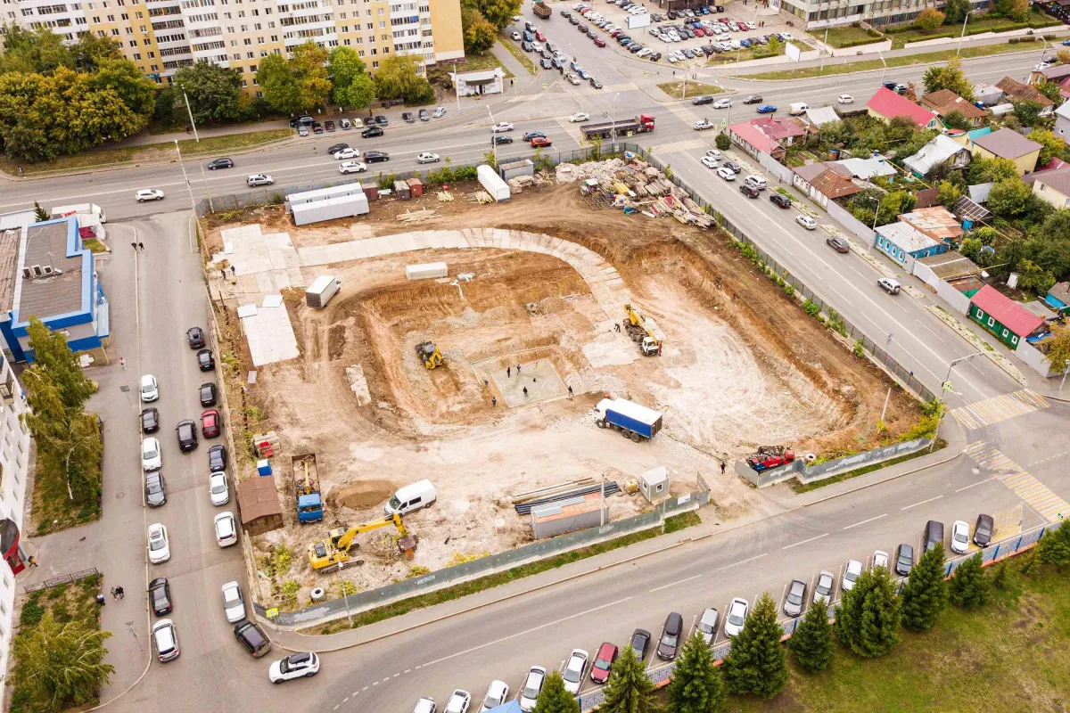 Undeveloped plot of land