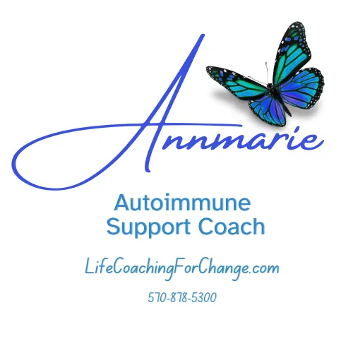 Annmarie armscrossed with autoimmune image butterflies