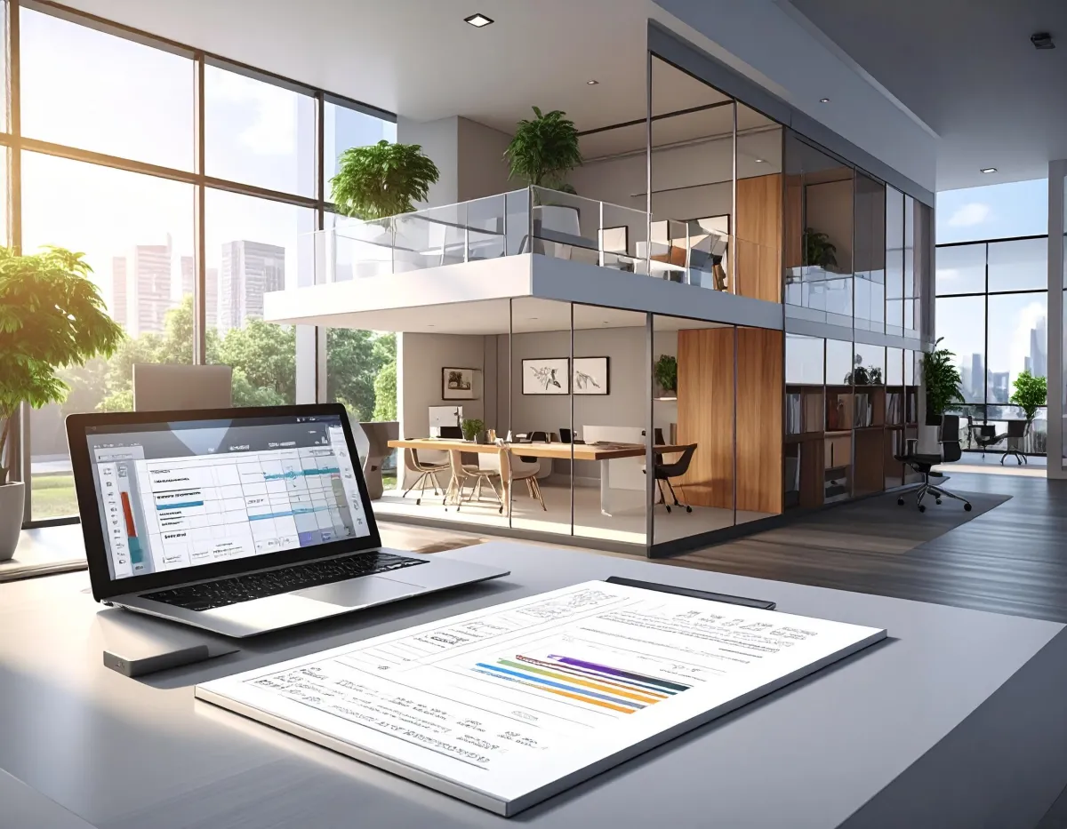 Excel underwriting spreadsheet screenshot with projected coliving shared housing, inside the office