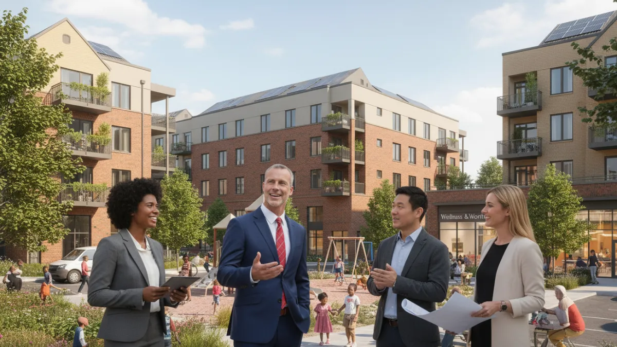 Adam doing partnerships for houses and communities project