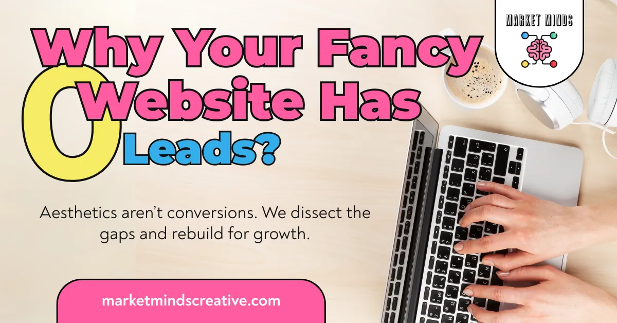 Why Your Fancy Website Has Zero Leads | Market Minds Creative