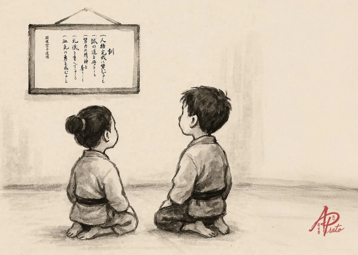 Il Dōjōkun dei più piccoli