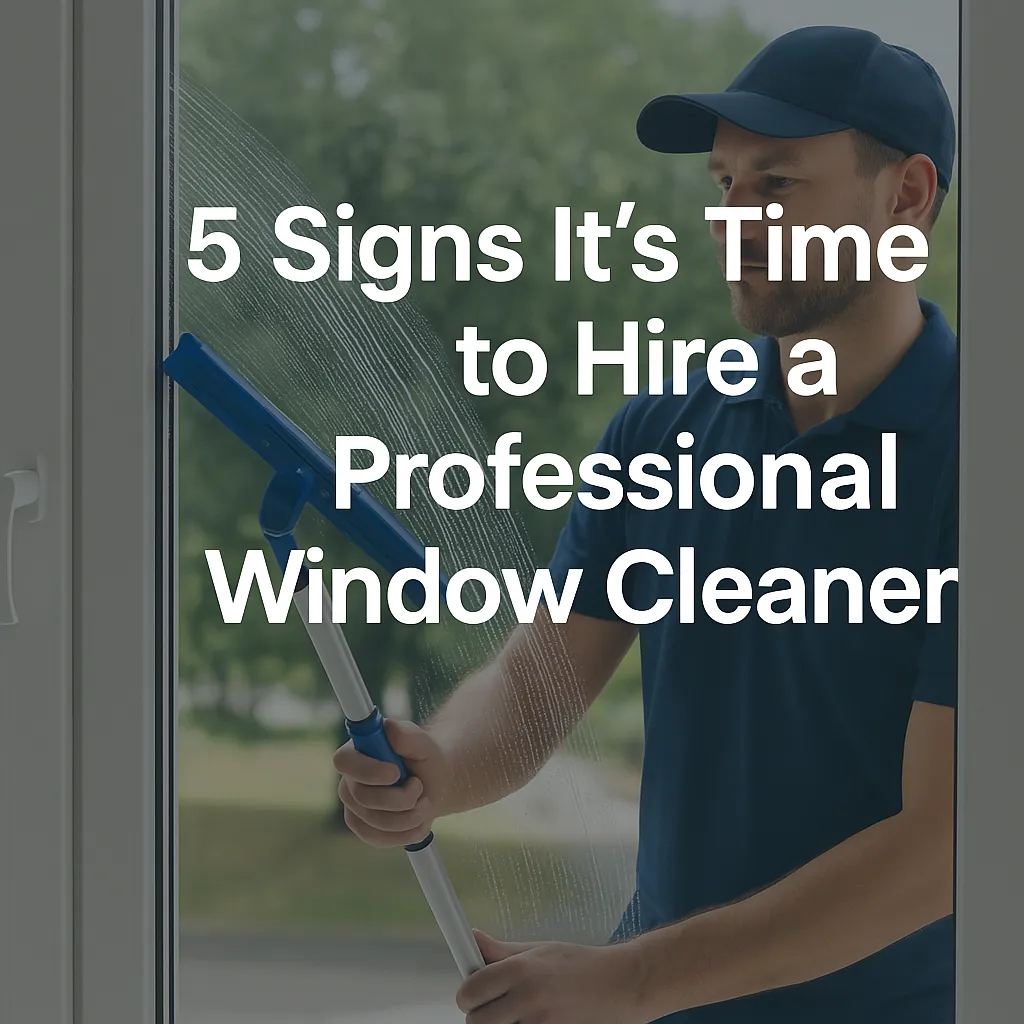 5 Signs It’s Time to Hire a Professional Window Cleaner