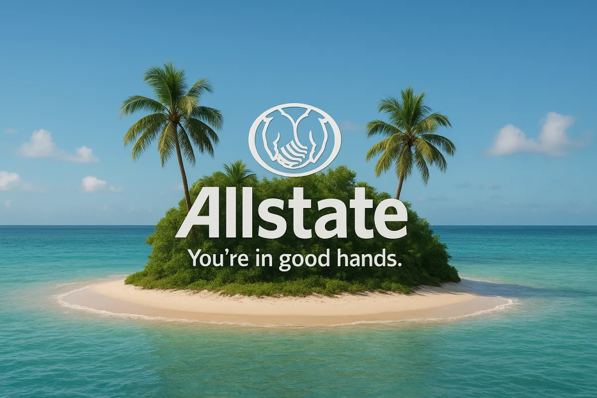 Allstate Insurance Commercial Island
