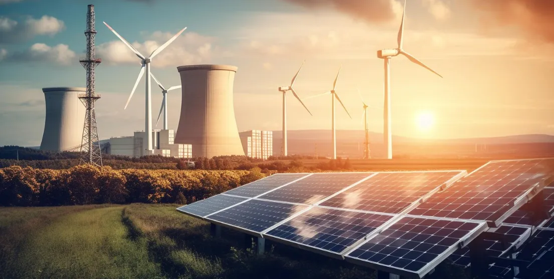 Futuristic Power Plant