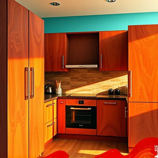A painterly, symbolic scene illustrating local bathroom renovation packages in Jersey City, New Jersey. In the foreground, a vintage-style clawfoot bathtub transformed into a blooming flower with intricate swirling patterns suggests elegance and renewal. Surrounding the centerpiece are floating abstract shapes representing tiles, faucets, and plumbing, rendered with flowing, curvilinear lines that evoke harmony. A stylized silhouette of Jersey City’s skyline in the background features elongated, surreal buildings blending into a sky of warm amber, soft blue, and moss green tones, creating a calm, inspiring atmosphere. Quirky details include a tiny rubber duck with an “Upgrade” sash perched on the bathtub’s edge, and vines with small glowing lanterns wrapping around pipes, symbolizing growth and illumination. The scene includes abstract water waves and geometric motifs conveying water and structural support, enhancing the mystical, hopeful mood. Overall, the artwork’s rich, earthy, and aquamarine palette emphasizes transformation, renewal, and the poetic journey of home improvement.
