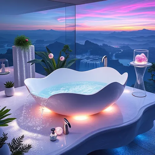 A vibrant OpArt-inspired scene showcasing a custom modern kitchen in Edgewater, New Jersey, featuring bold black-and-white checkerboard patterns on cabinets, countertops, and backsplashes that create eye-catching optical illusions. Geometric shapes and swirling motifs ripple throughout the space, blending curved and straight lines to evoke movement and depth. Abstract silhouettes of Edgewater’s cityscape rise in the background, rendered with repeating linear patterns and wavy outlines, suggesting a stylized dusk river and skyline scene. The environment includes a stylized window view with shimmering blue and silver waves, reminiscent of the Hudson River at sunset, accented with iridescent highlights. Quirky details feature a floating, geometrically patterned teapot and cups with small star-shaped steam clouds, adding a whimsical touch. A mosaic-like arrangement of utensils with handles displaying hypnotic spirals and concentric circles enhances the playful atmosphere. The overall composition is lively and dynamic, emphasizing bold patterns, optical illusions, and artistic charm, with a color palette predominantly of high-contrast black and white, accented by electric blue, shimmering silver, and touches of gold to evoke sophistication and vibrancy. Subtle gradients and repetitive geometric motifs in the background enhance the hypnotic, mesmerizing visual effect, capturing a unique, contemporary kitchen design in an artistic OpArt style.