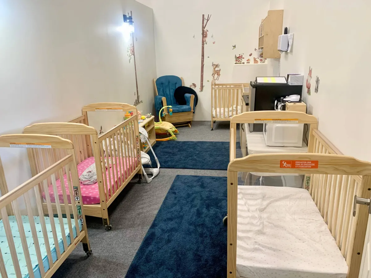 Heber Early Childhood Education Children's Learning Center, Preschool and Daycare, Cozy Nursery Room with Cribs