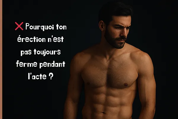 ❌ Pourquoi ton érection n’est pas toujours ferme pendant l’acte ?