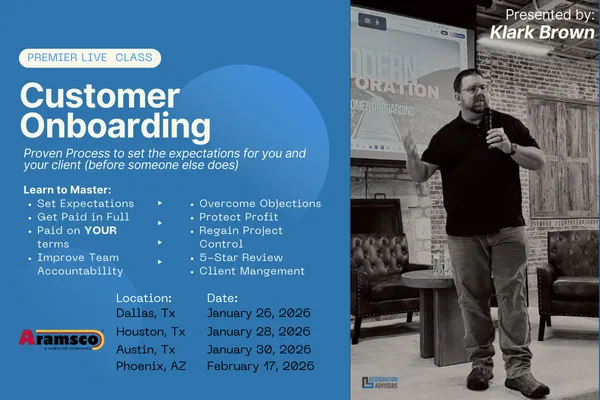 Modern Restoration: Your Cash Flow Problem Is an Onboarding Problem