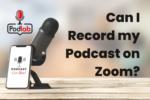 record a podcast on zoom