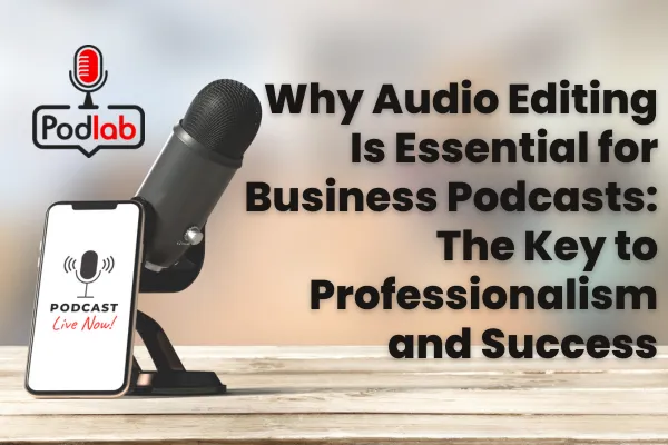 Podcast audio editing