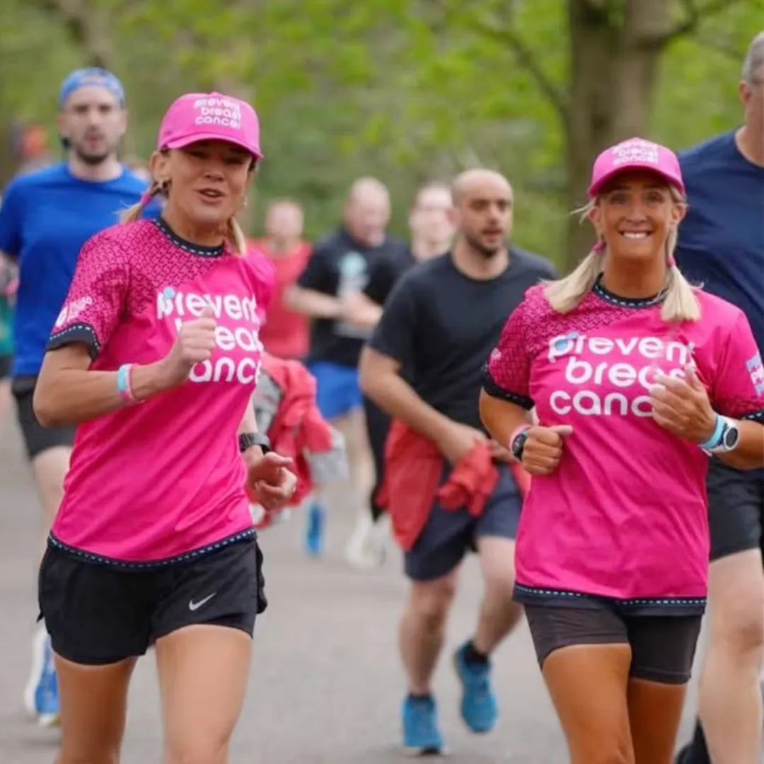 Martina & Alison Run for Prevent Breast Cancer 💕