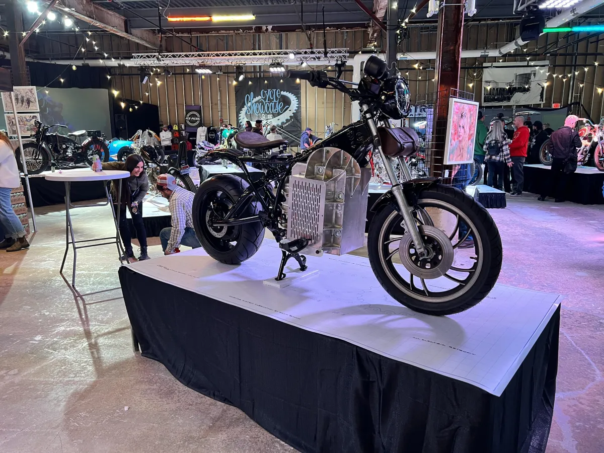 Shandoka motorcycle on display