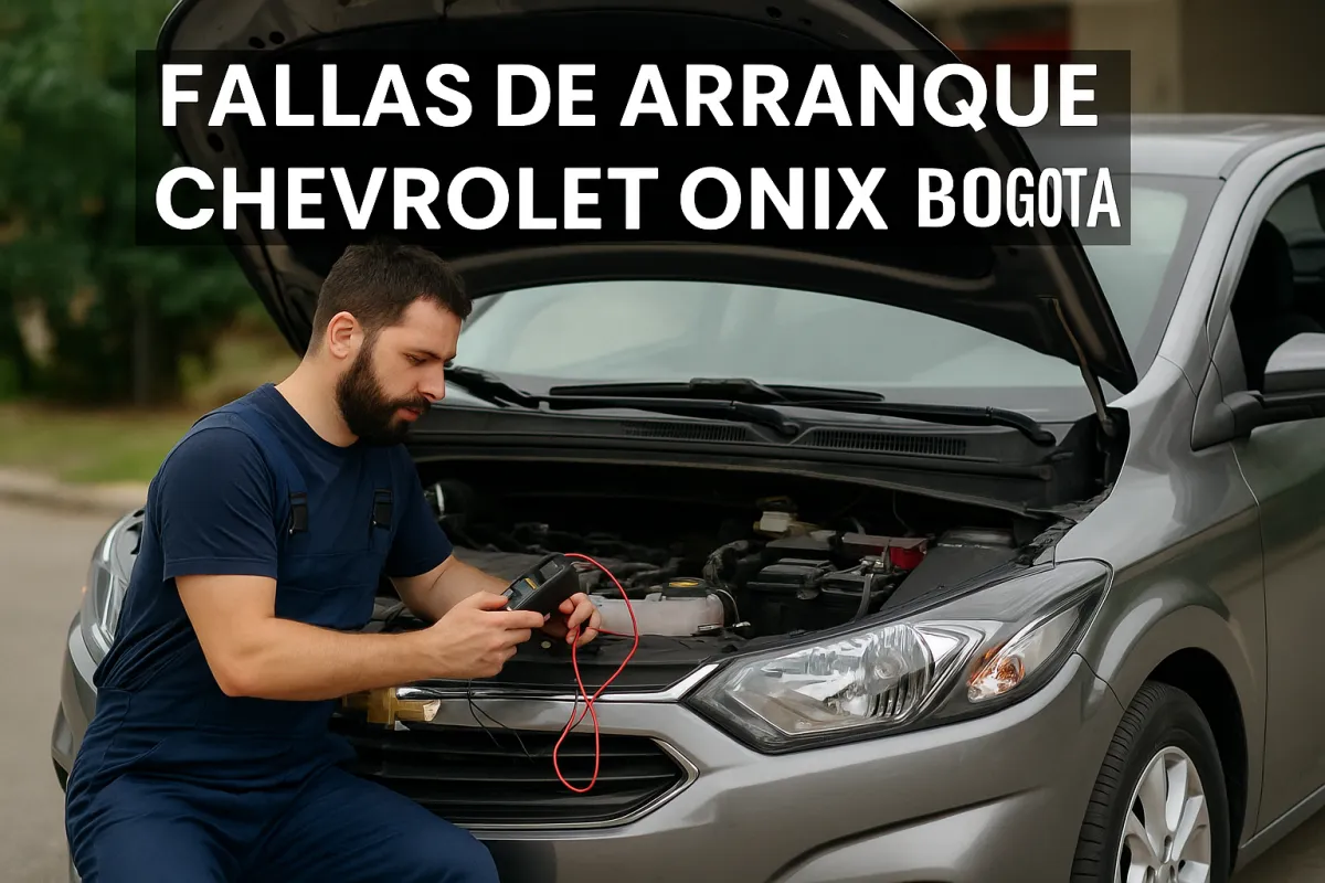 Fallas de arranque Chevrolet Onix en Bogotá | Servidcar SAS – Electricidad Automotriz a Domicilio