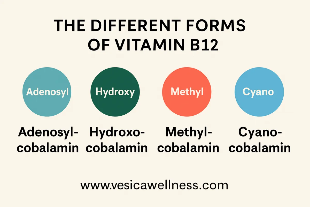 The B12 Type Comparison Guide: Methylcobalamin vs. Adenosylcobalamin vs Hyrdroxycobalamin