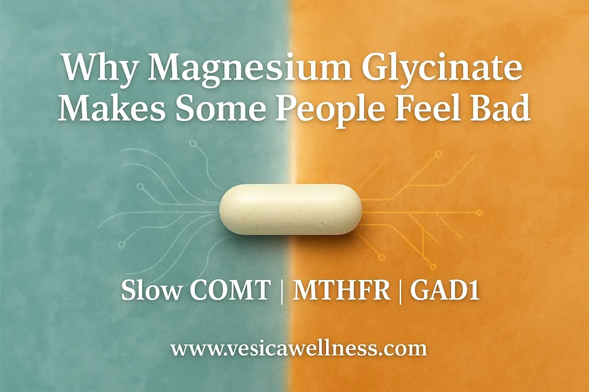 Why Magnesium Glycinate Makes Some People Feel Bad — and What to Do About It (Slow COMT | GAD1)