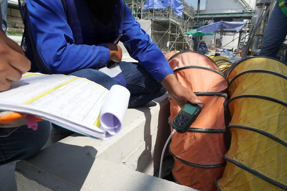 Papers for inspection a confined space