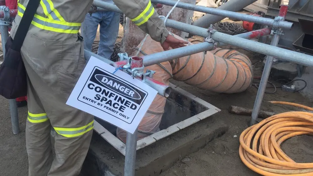 Danger Confined Space Signage