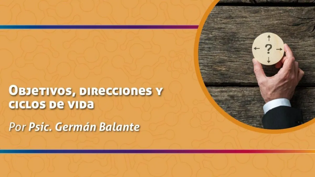 OBJETIVOS, DIRECCIONES Y CICLOS DE VIDA