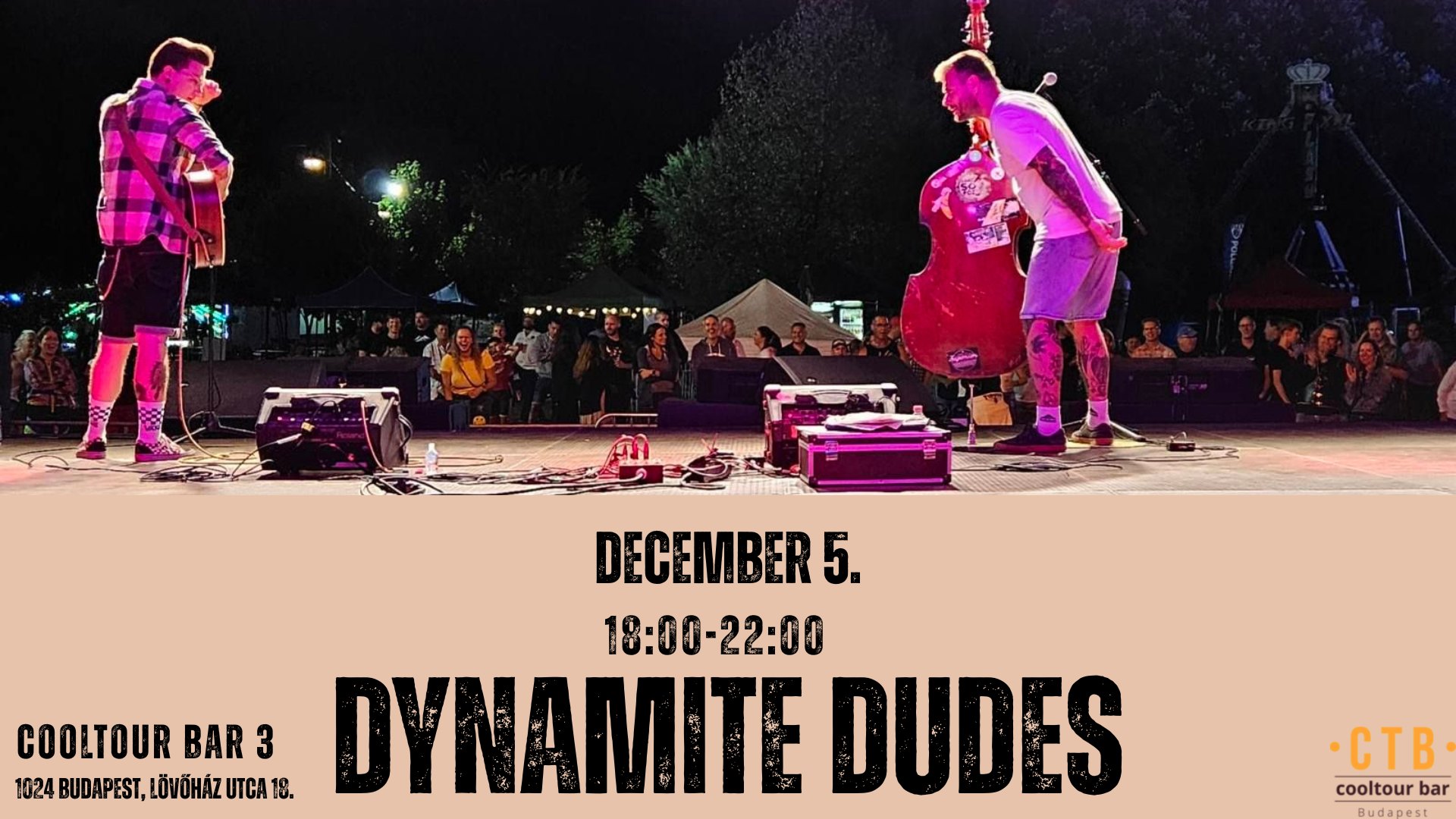 Ingyenes programok Budapesten a CoolTour Barban – élőzene, kvízest, téli élmények