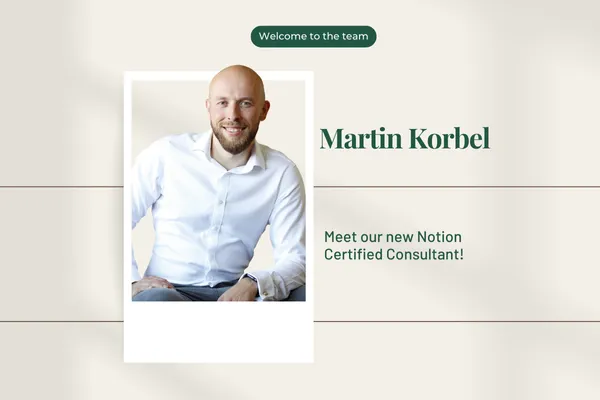 Martin Korbel - Notion Certified Consultant: Expert in providing professional consulting services.