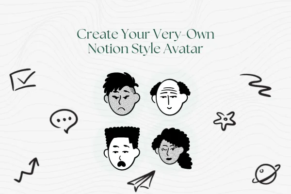 A vibrant design space featuring various elements for users to create their custom motion style avatar.
