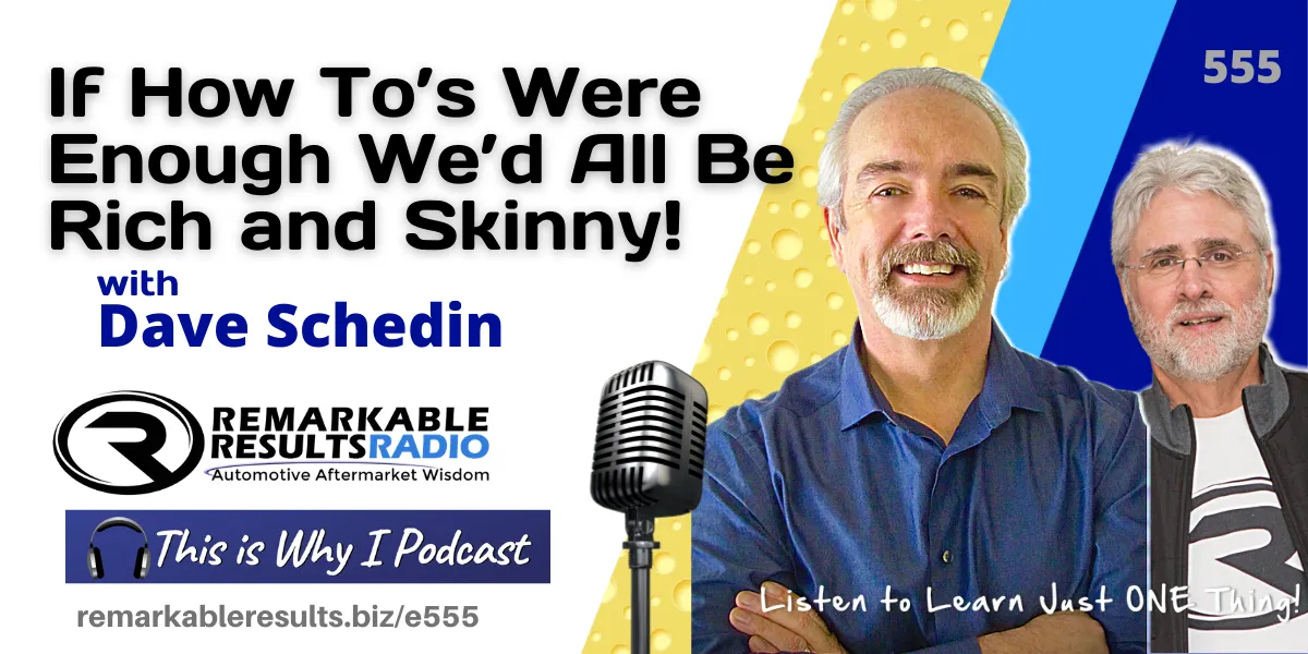 If How To's Were Enough We’d All Be Rich and Skinny