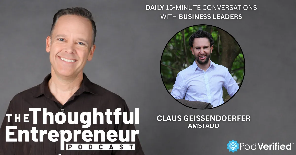 Maximizing Impact Through Effective Altruism with Amstadd's Claus Geissendoerfer