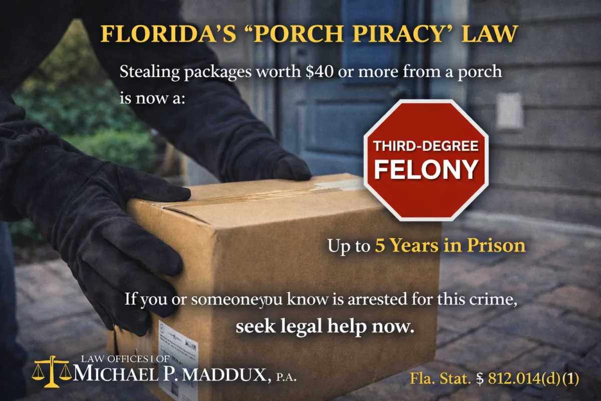 Florida’s “Porch Piracy” Law: What You Need to Know