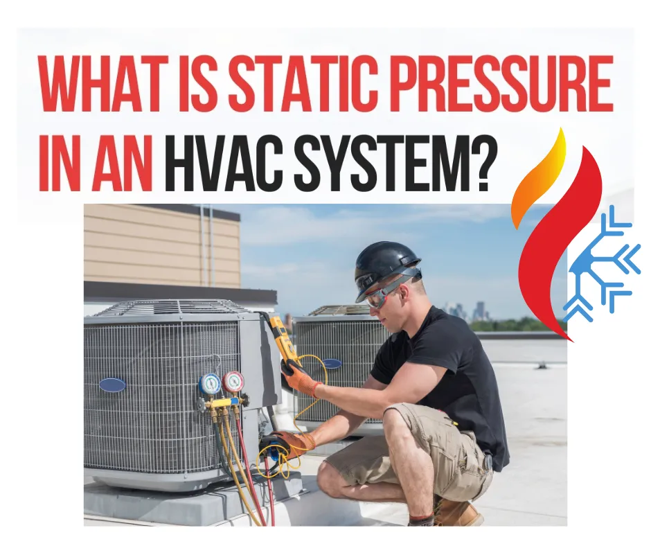 checking static pressure in HVAC system