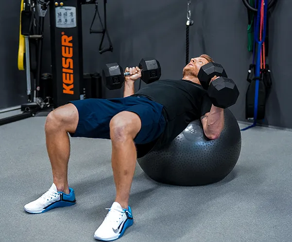 man working out
