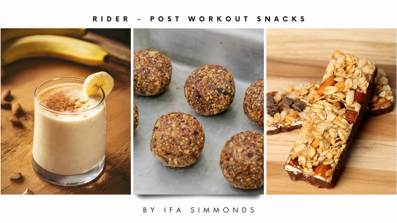 The Riders’ Feed: Post-Workout Snacks for quick rider recovery