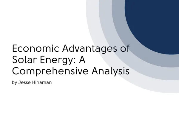 economic advantages of solar power