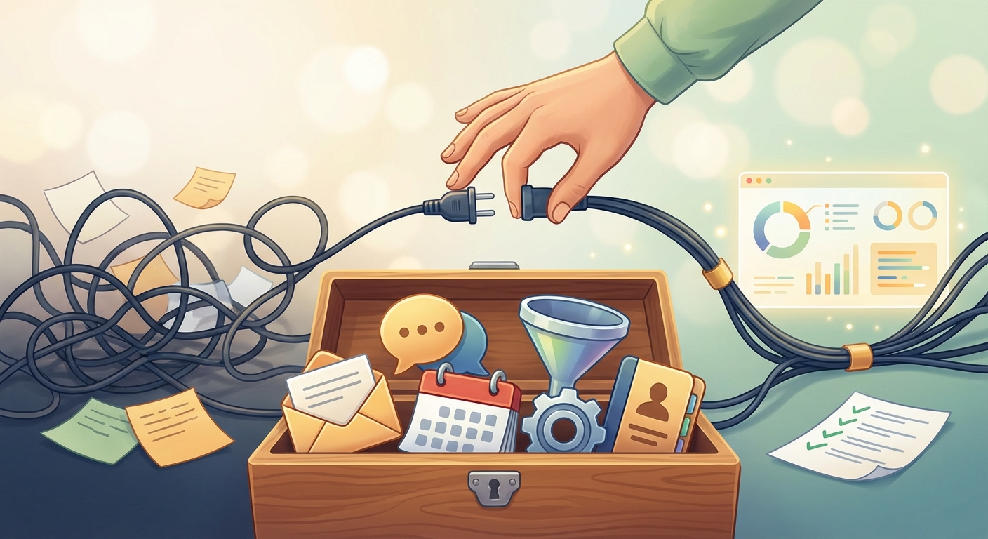 Organisierter Werkzeugkasten